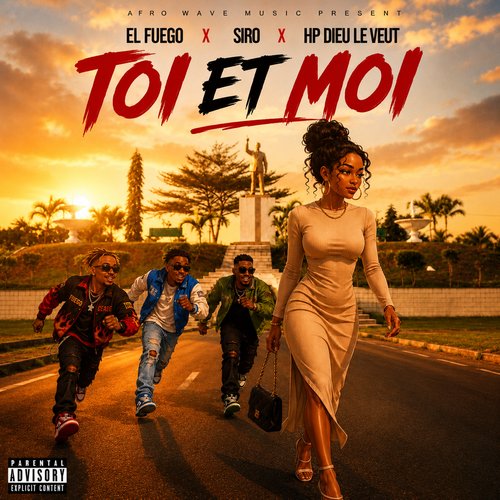 Pochette du single Toi et Moi par El Fuego, Siro et HP Dieu Le Veut